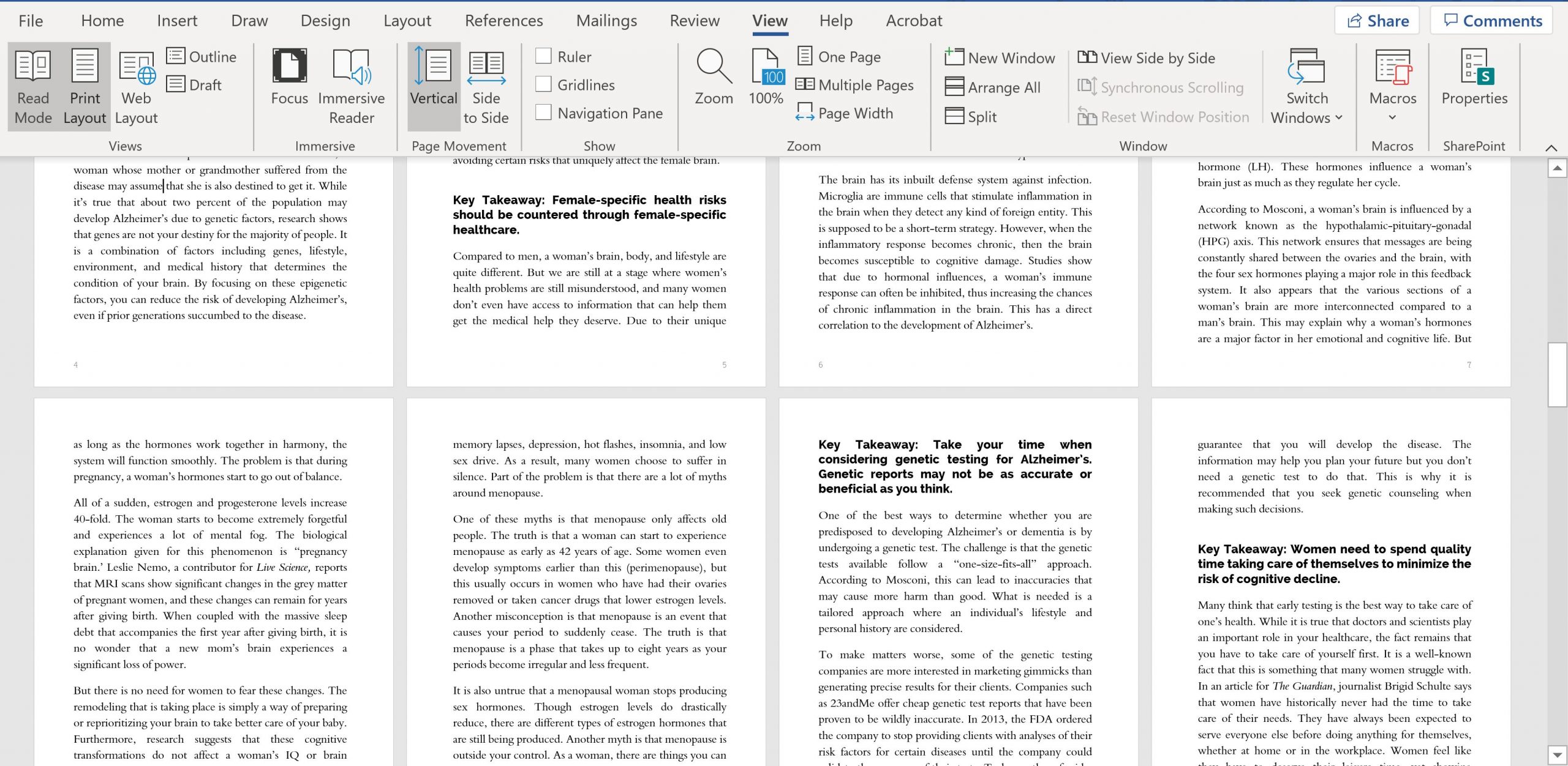 how to format your MS word doc for KDP