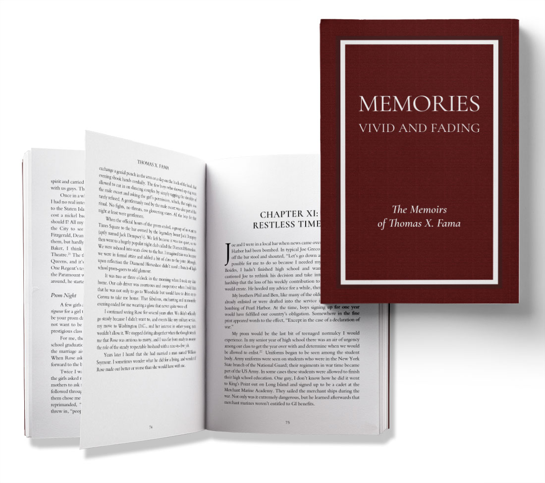 self published memoir book formatting