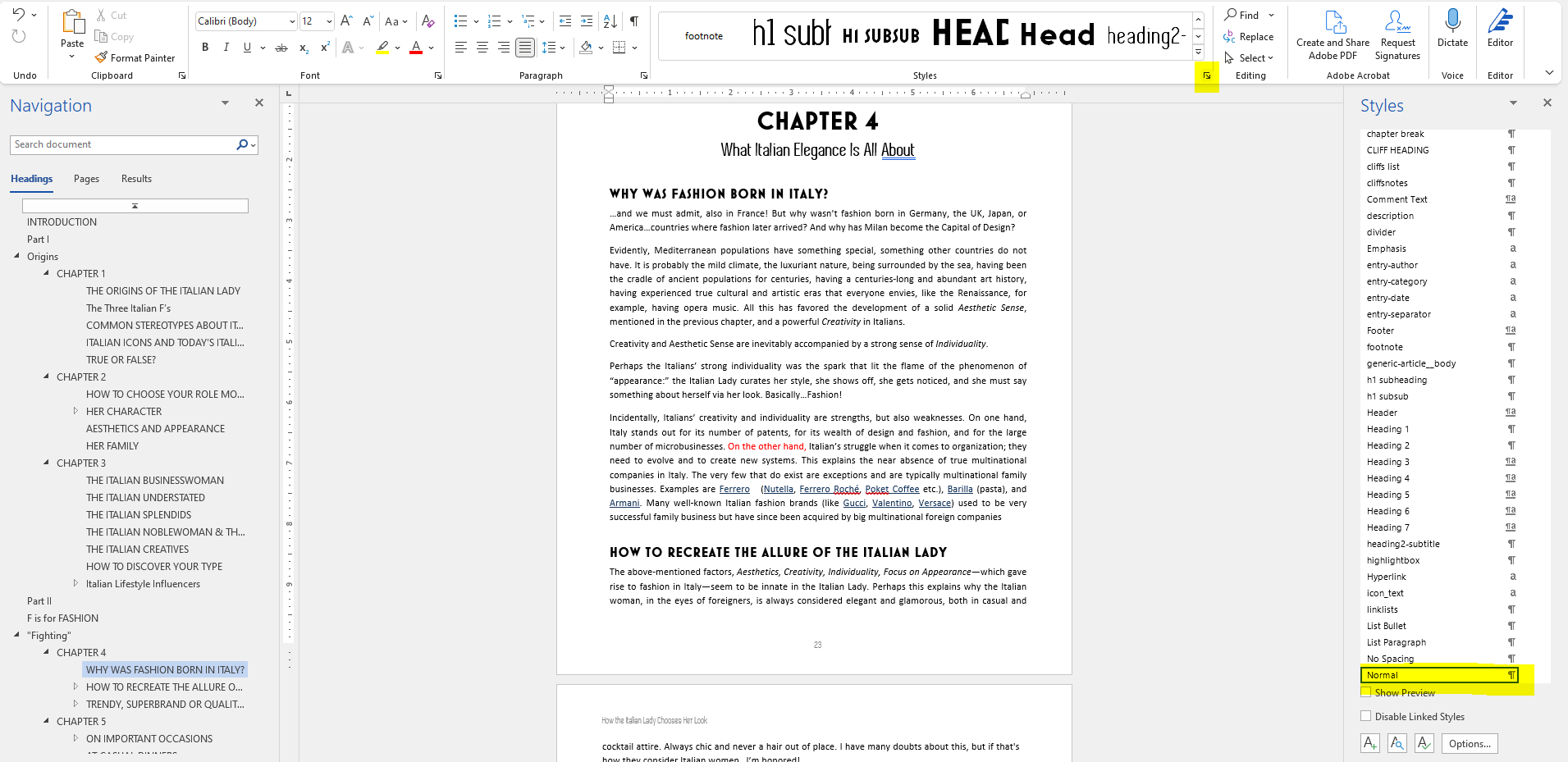 how to format a word doc for paperback on amazon